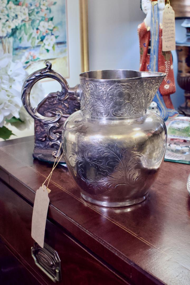 Shop Vintage silverplate water pitcher | Hunt & Gather