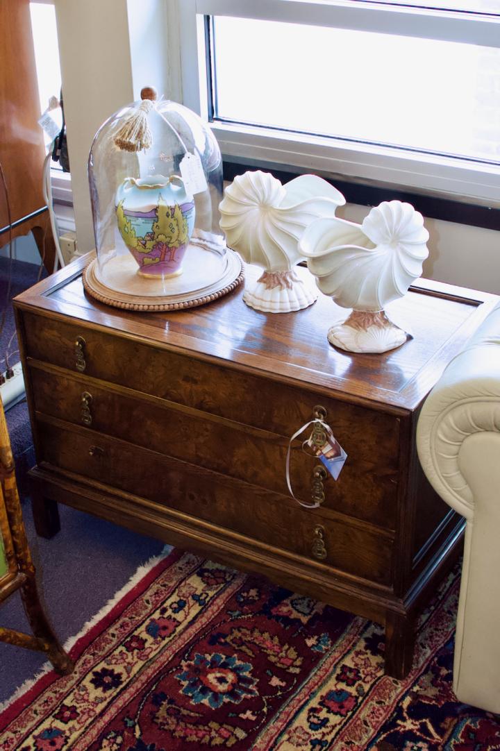 Shop Pair of side 3 drawer chests by Heckman | Hunt & Gather