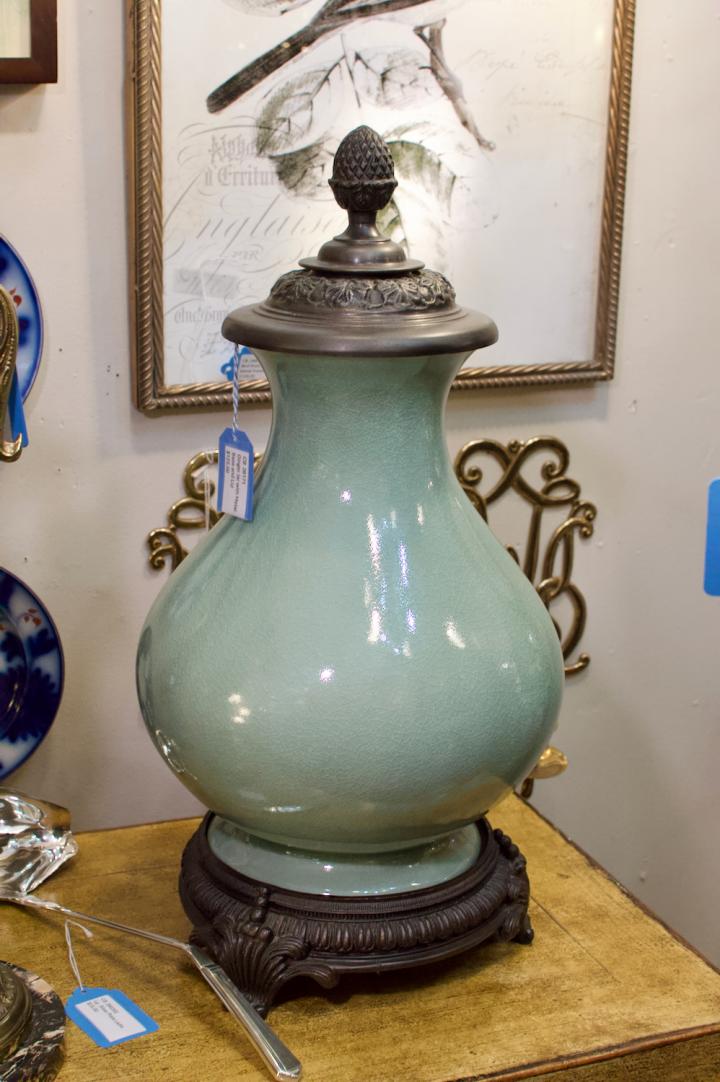 Shop Ginger jar w/ metal base & lid | Hunt & Gather