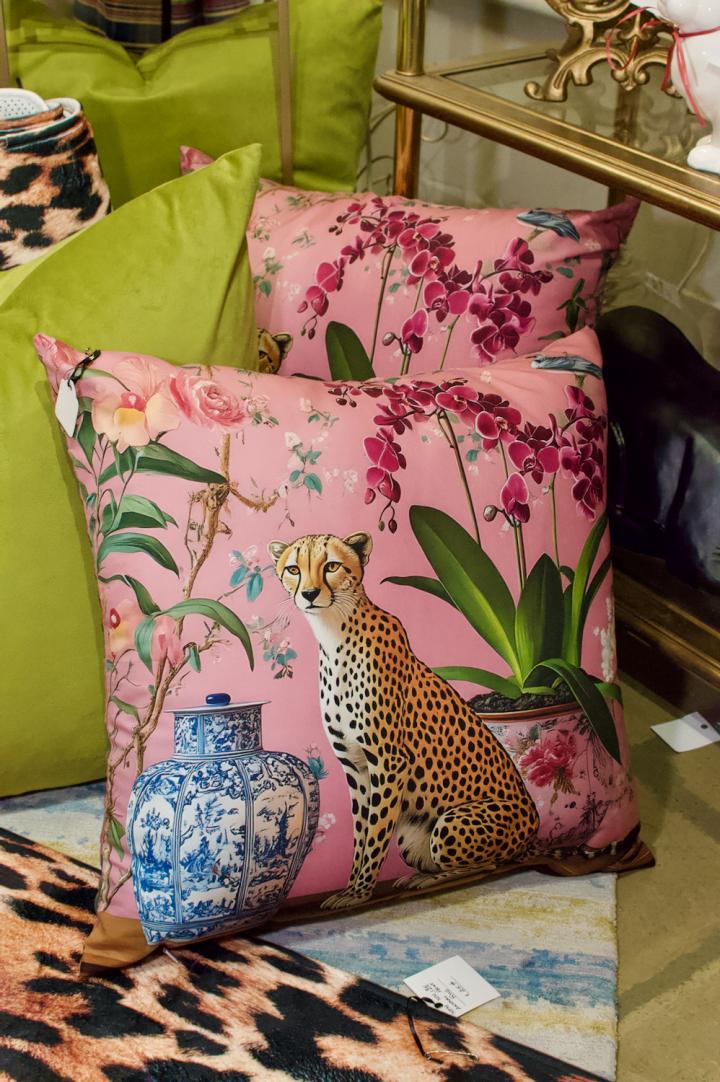 Shop Cheetah pink pillow | Hunt & Gather