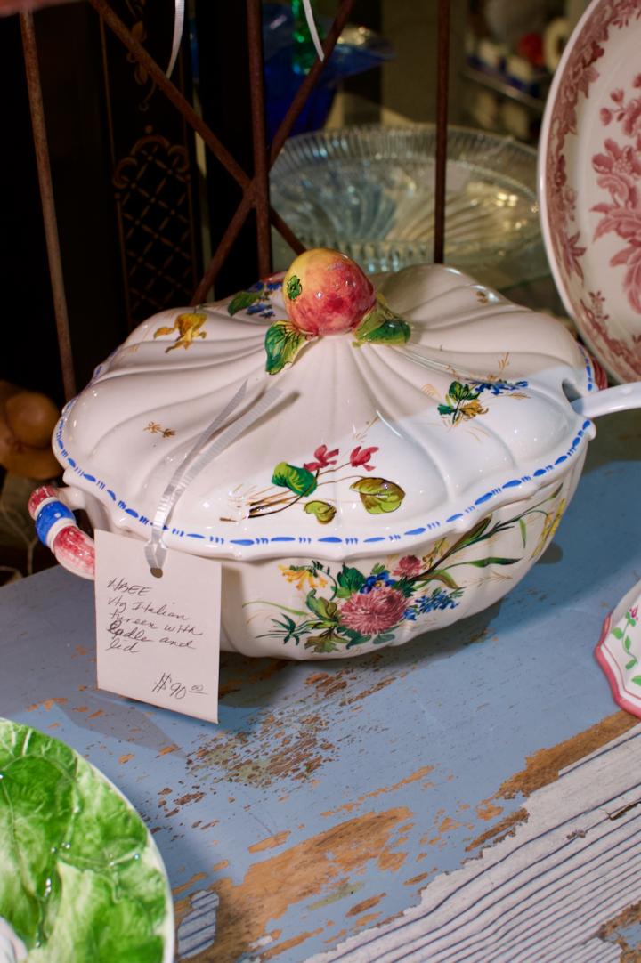 Shop Vintage Italian tureen w/ ladle & lid | Hunt & Gather