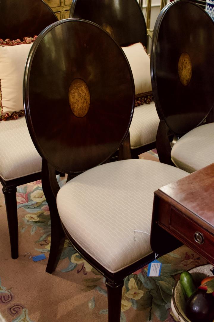 Shop Set of 4 designer chairs w/ upholstered seats | Hunt & Gather