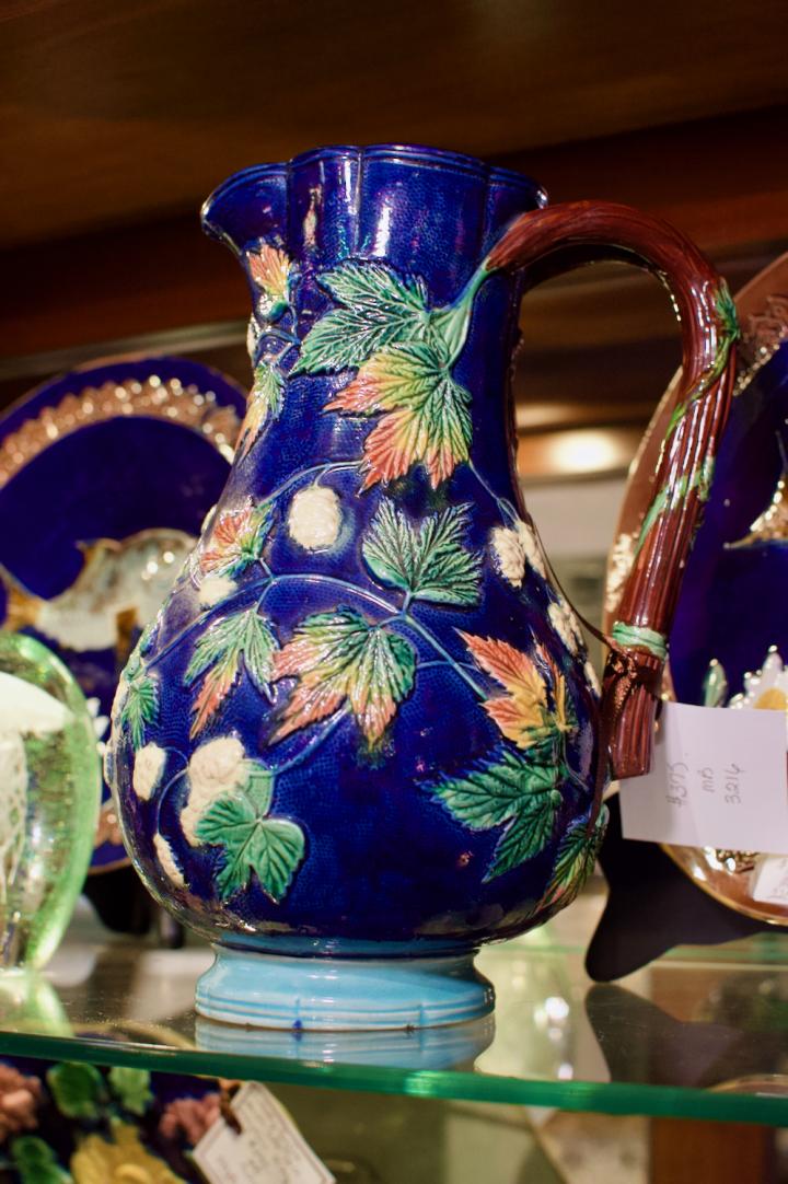 Shop Rare & beautiful majolica pitcher | Hunt & Gather