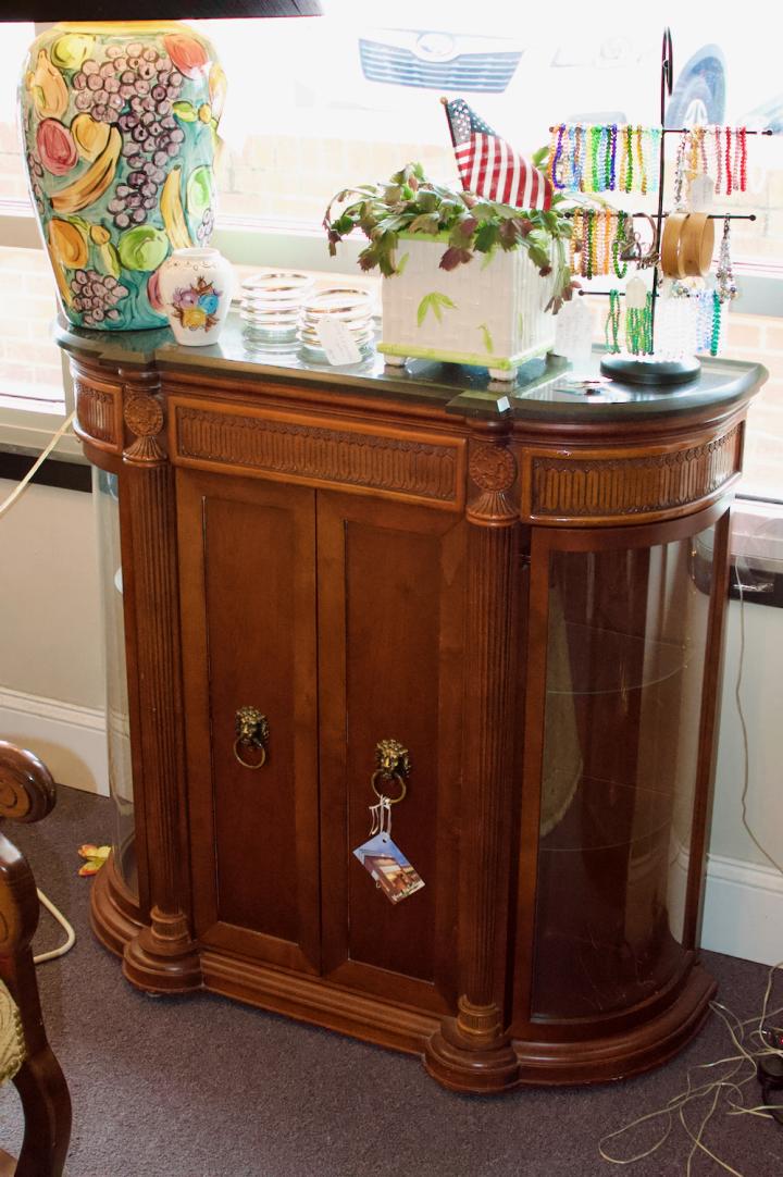 Shop Marble top cabinet w/ shelves | Hunt & Gather