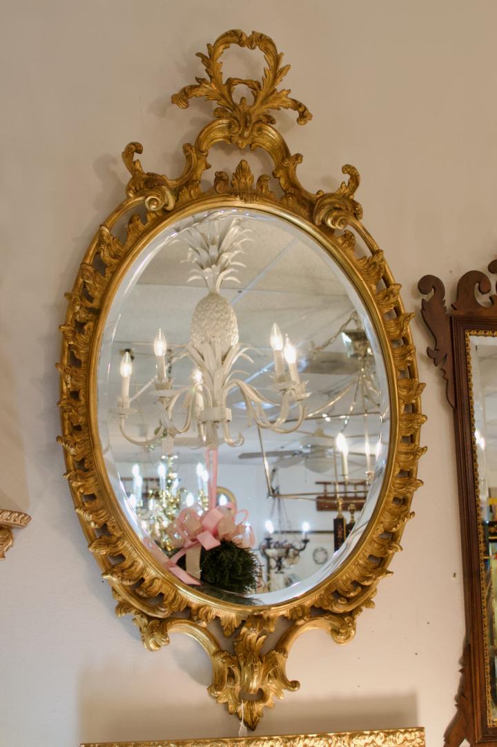 Shop Palace gilded mirror. Feather & leaf design | Hunt & Gather