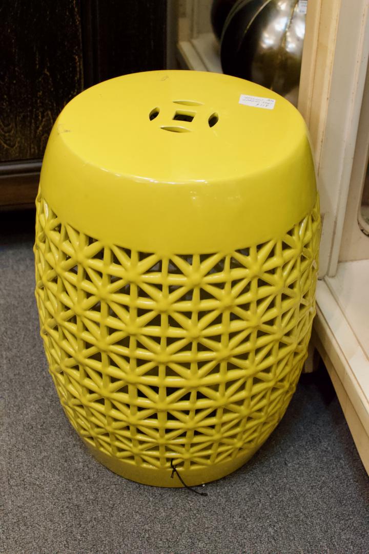 Shop Yellow garden seat | Hunt & Gather