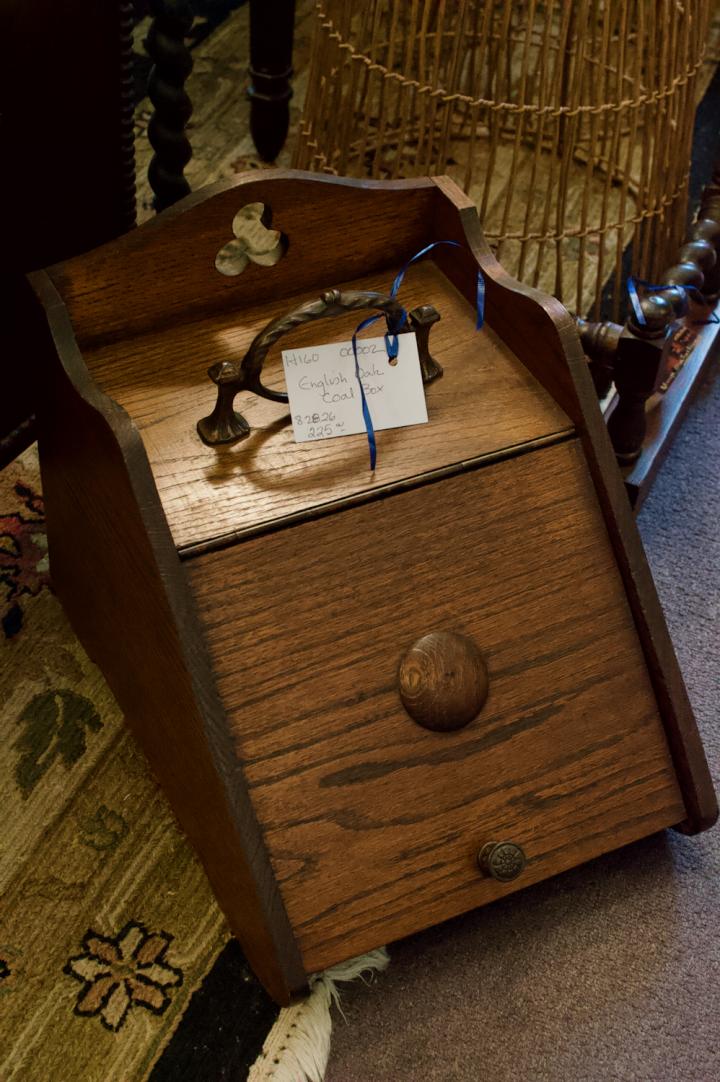 Shop English oak coal box | Hunt & Gather