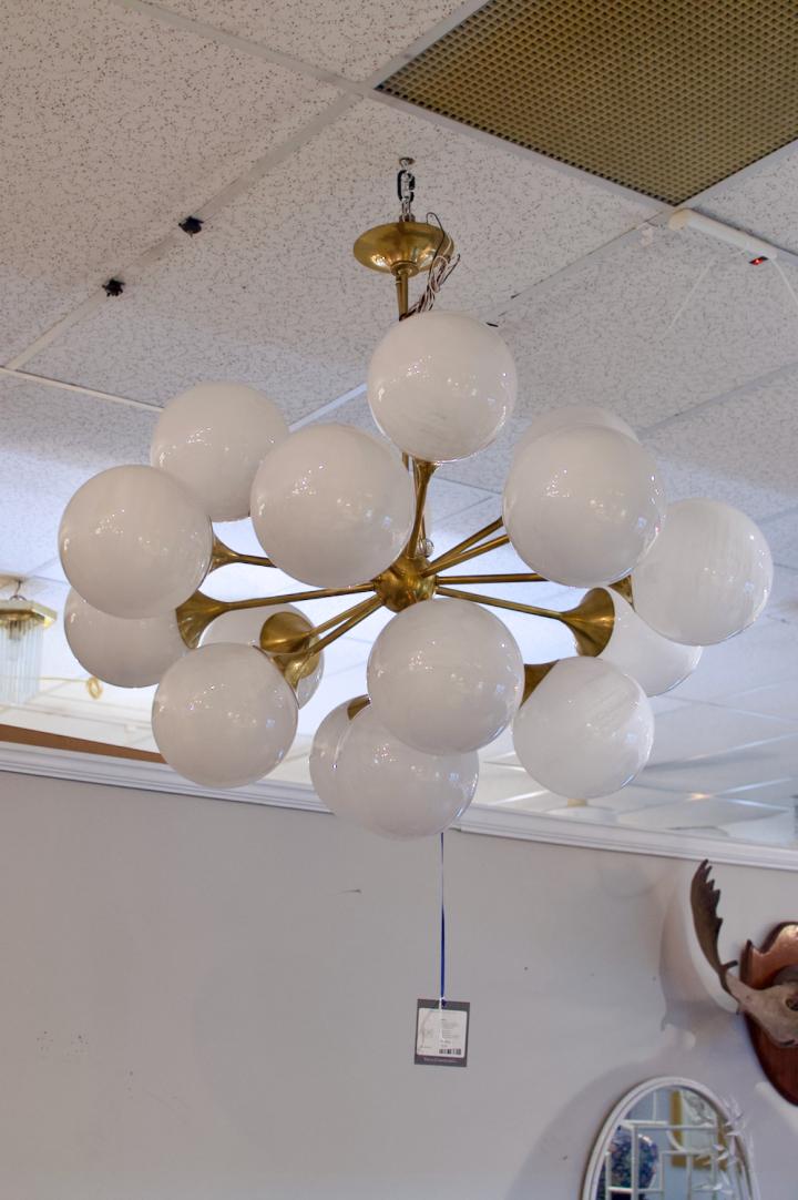 Shop Visual Comfort & Co Aerin Cristol 40” chandelier | Hunt & Gather