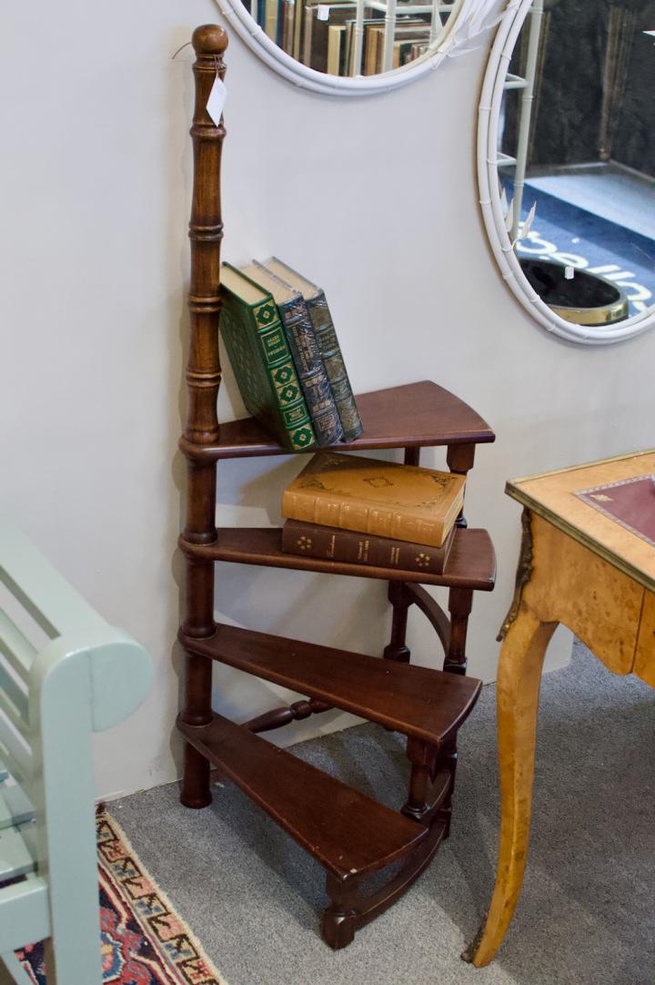 Shop Vintage spiral library ladder steps | Hunt & Gather