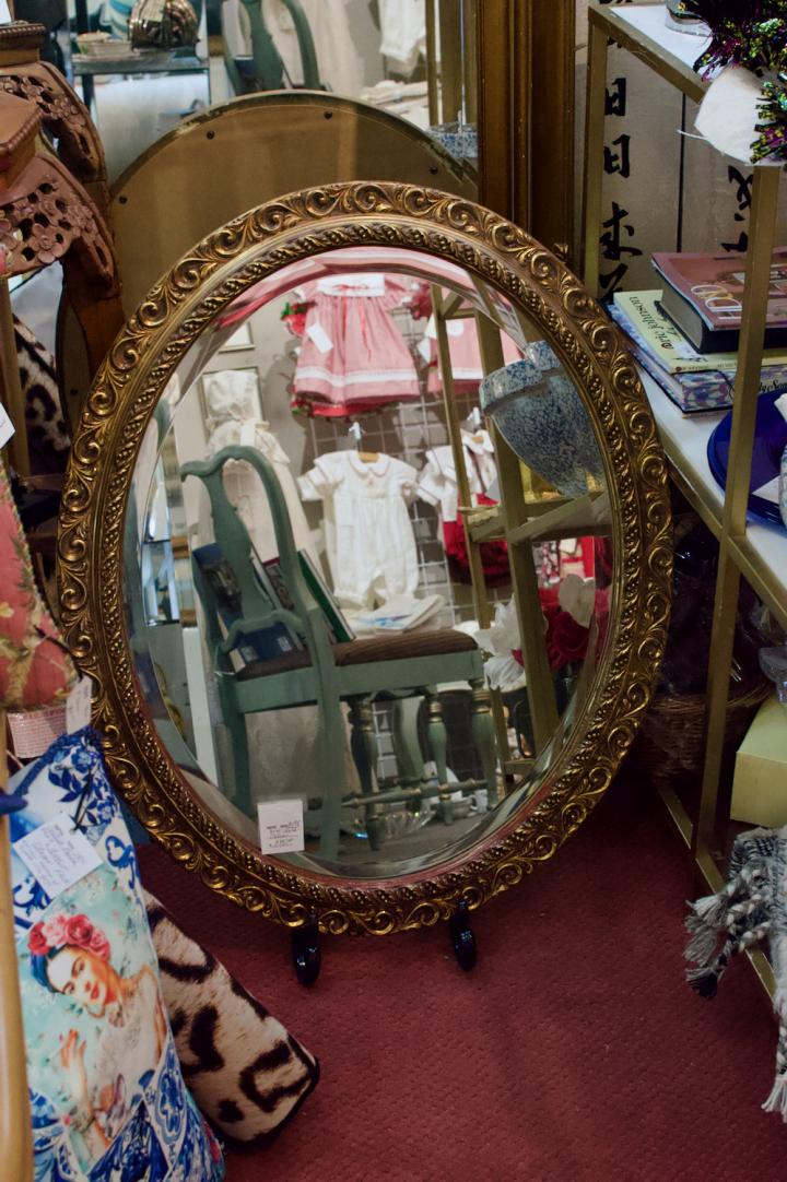 Shop Oval gold mirror | Hunt & Gather