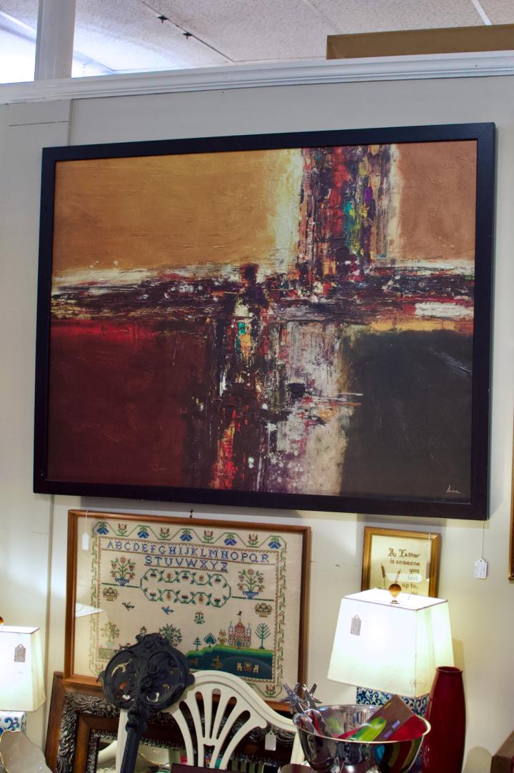 Shop Vintage oil on canvas - mid century | Hunt & Gather