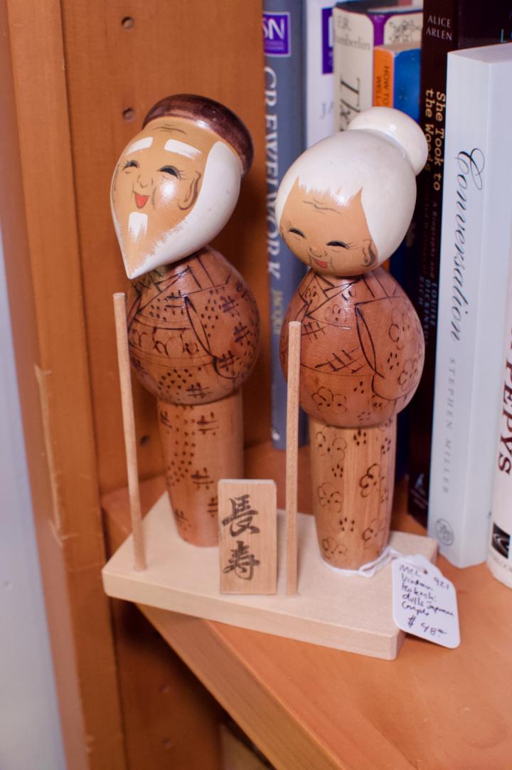 Shop Vintage Kokeshi dolls - Japanese couple | Hunt & Gather