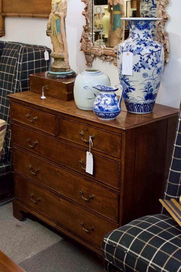 Shop 18C George III mahogany chest of drawers | Hunt & Gather