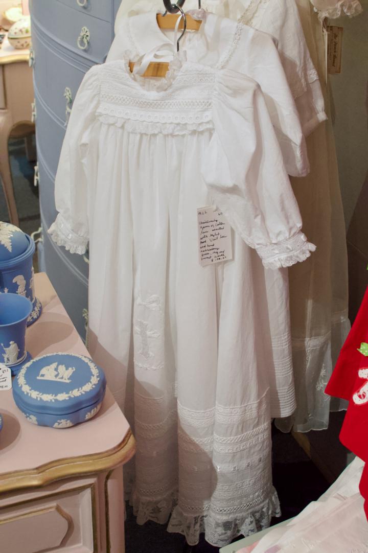 Shop Christening gown of cotton lace | Hunt & Gather