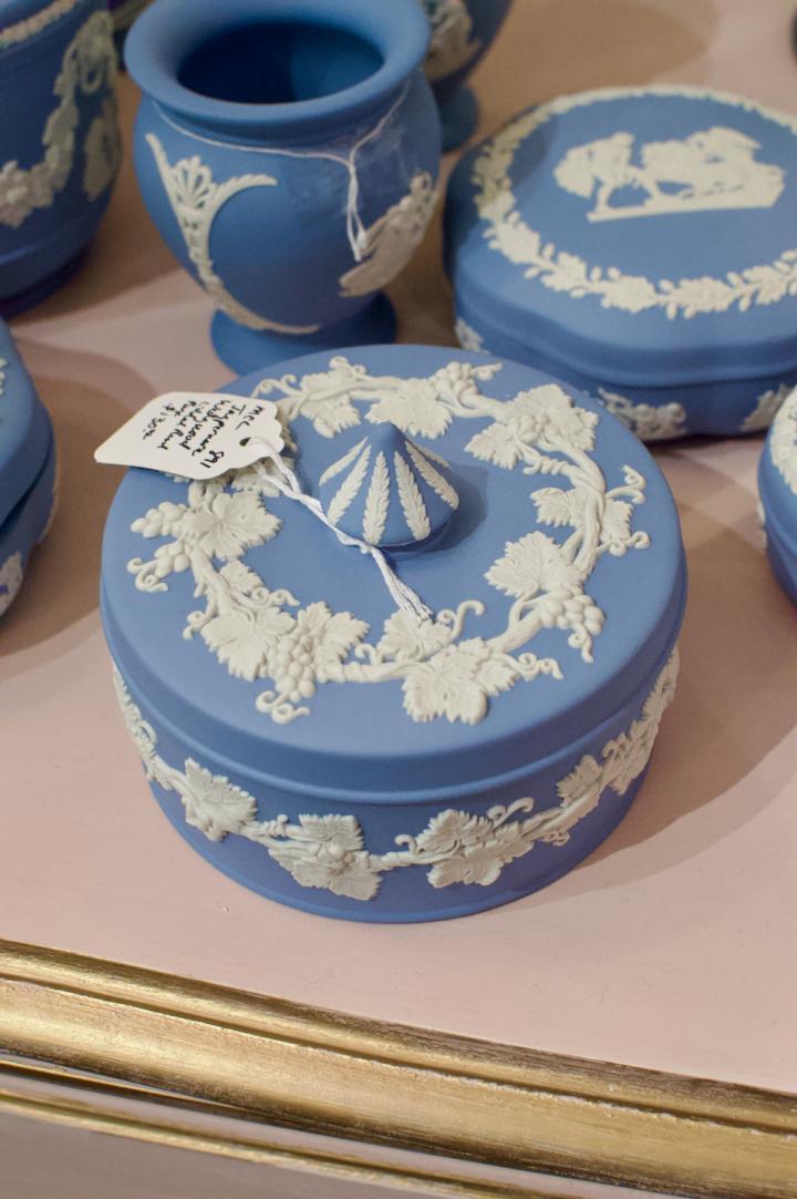 Shop Jasperware Wedgwood lidded round box | Hunt & Gather
