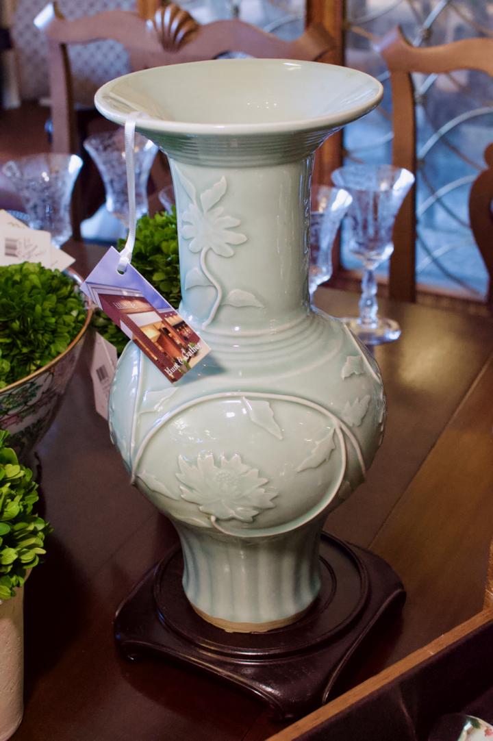 Shop Pair of celadon vases | Hunt & Gather