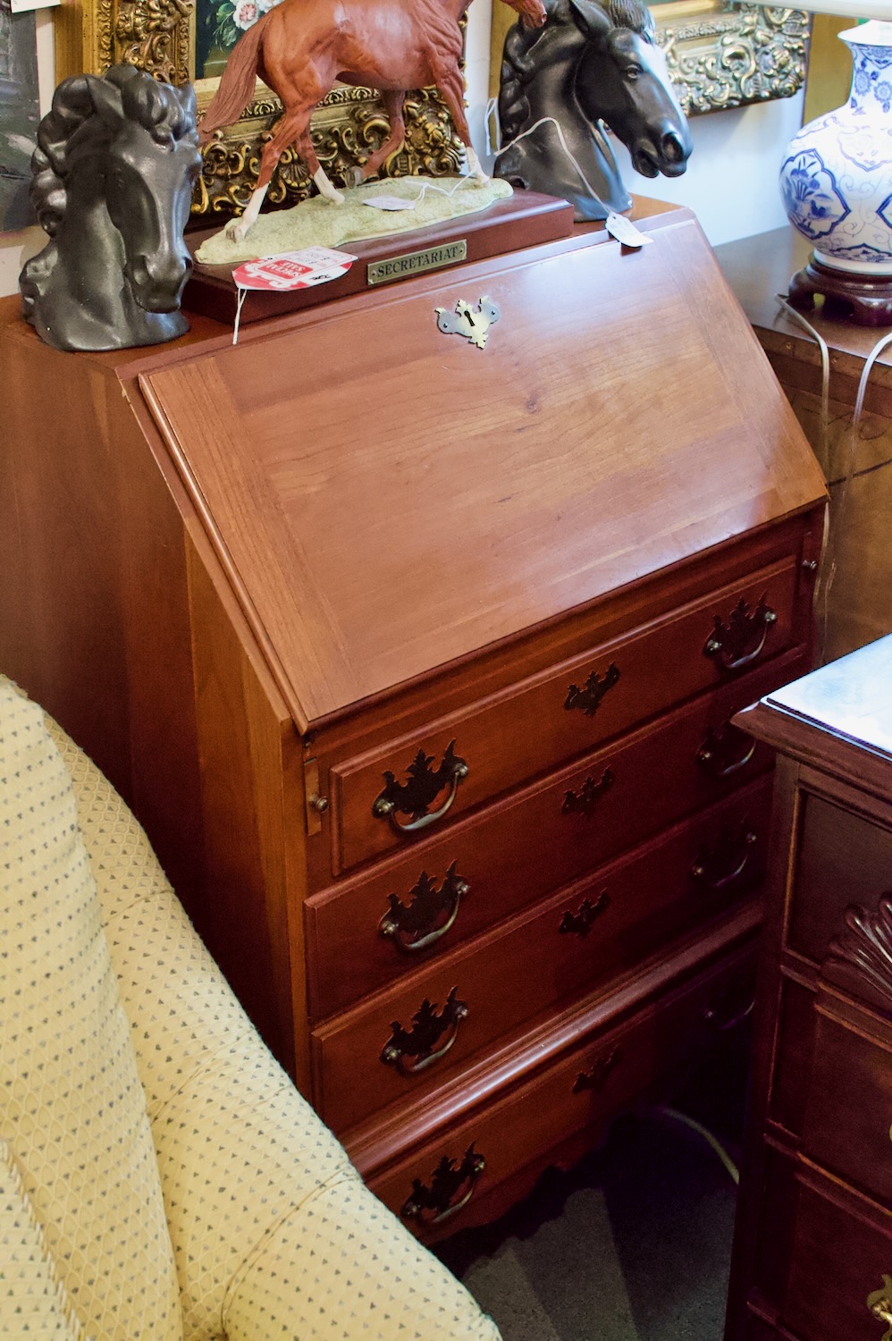 cherry ladies writing desk