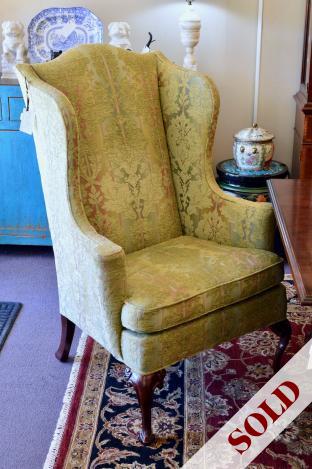 Wingback Southwood chair (1 of pair)