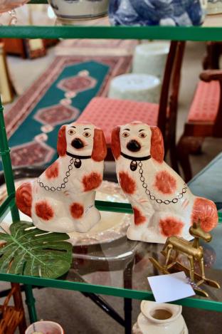 Pair of Staffordshire dogs