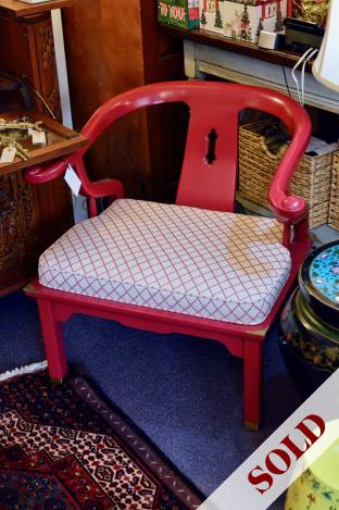 Chinese red chair by century