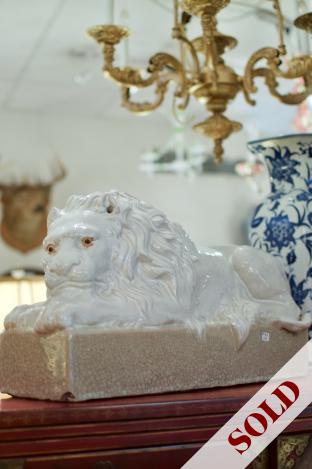 Ceramic lion