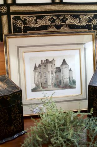 French chateau print