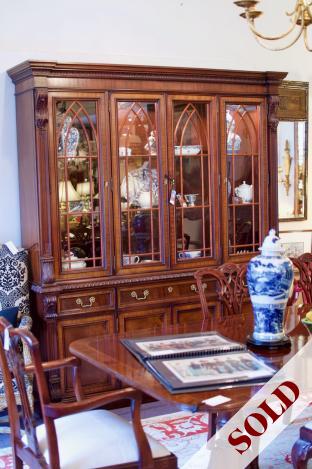 Hickory chair China cabinet