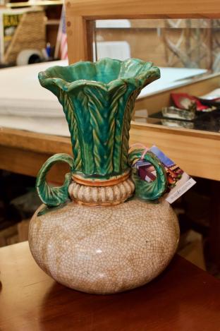 Double handled vase