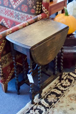 English oak gate leg table