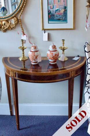 Council craftsman console table