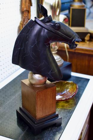 Horsehead sculpture