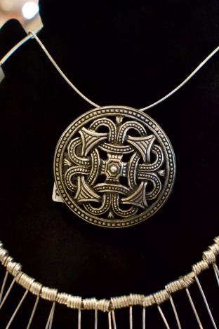 Nordic Sterling medallion necklace