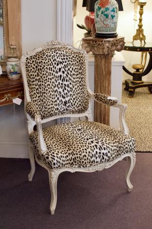 Antique french chair, one of pair