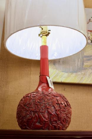 Biltmore collection 29” cinnabar lamp