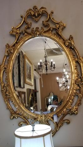 Ornate Gilded Frame Mirror