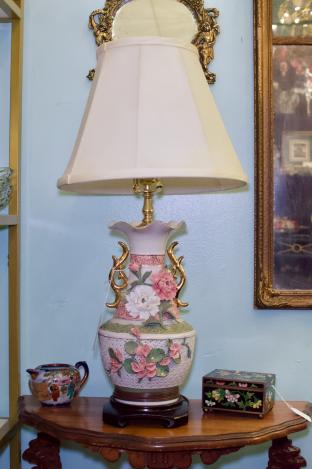 Vintage custom-made lamp.