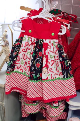Button front holiday jumper