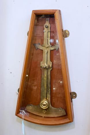 Pendulum clinometer- antique ship nautical angle meter