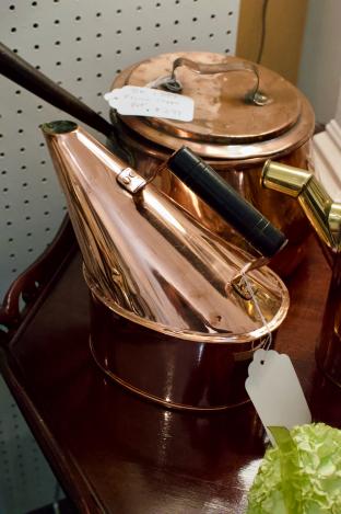 English copper kettle