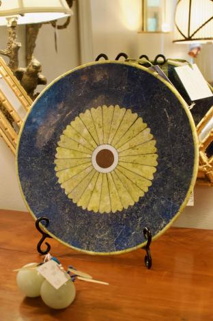 Faux Lapin decorative plate