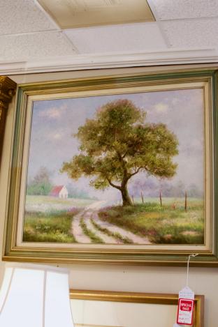 Oil on canvas - large tree - Ken Rees