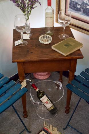 Vintage great small wood table