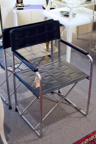 Pair of MCM Japanese folding chairs