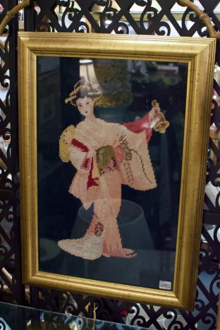 Geisha needlepoint