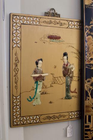 Asian art panel