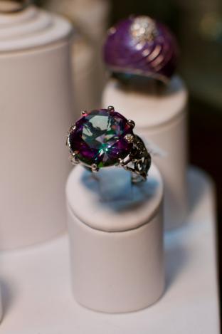 Sterling fantasy CZ - size 8