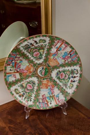 Rose medallion platter