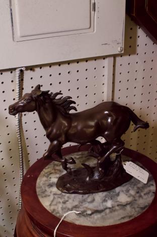 Grand tour bronze, 19th C galloping horse