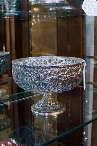 Sterling repousse bowl - Schofield