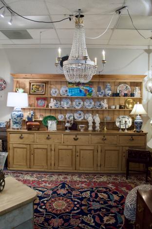 Very large pine cupboard